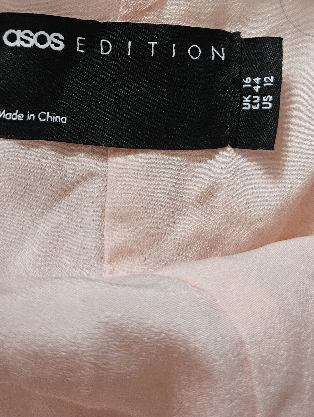 Asos Pink Feather-Texture V-Neck Mini Dress - Picture 4 of 8